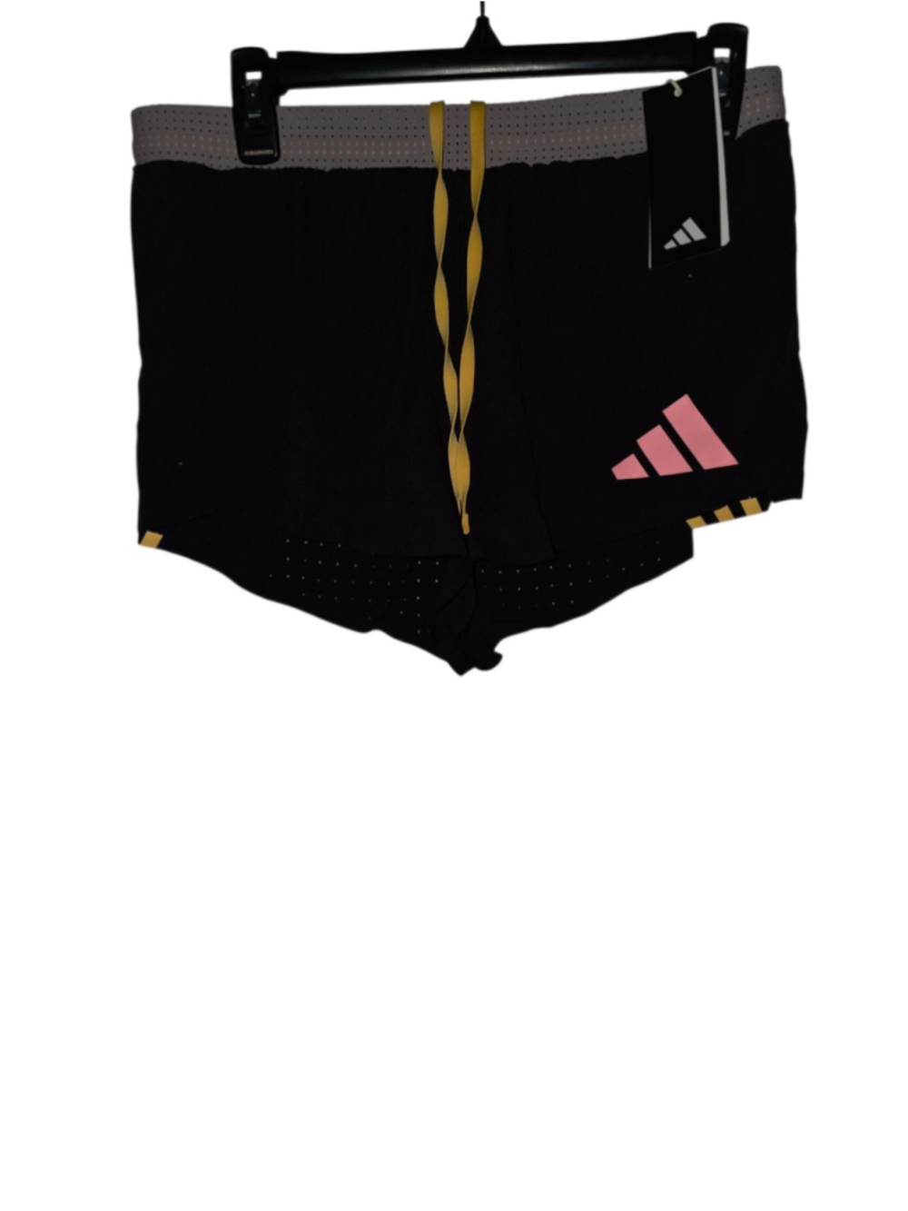 Adidas 2024 Pro Elite Team Running Shorts Aurora Black Men Large IN1123 NEW